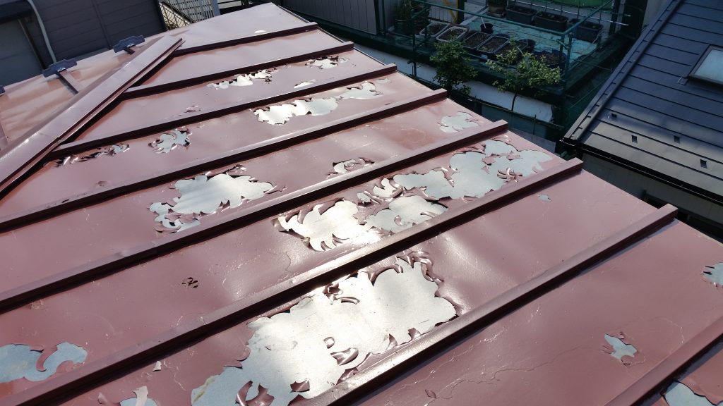 屋根の塗り替えビフォー