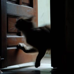 猫の脱走防止対策に玄関ホールに建具の取り付け