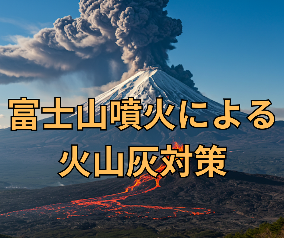富士山噴火による火山灰被害